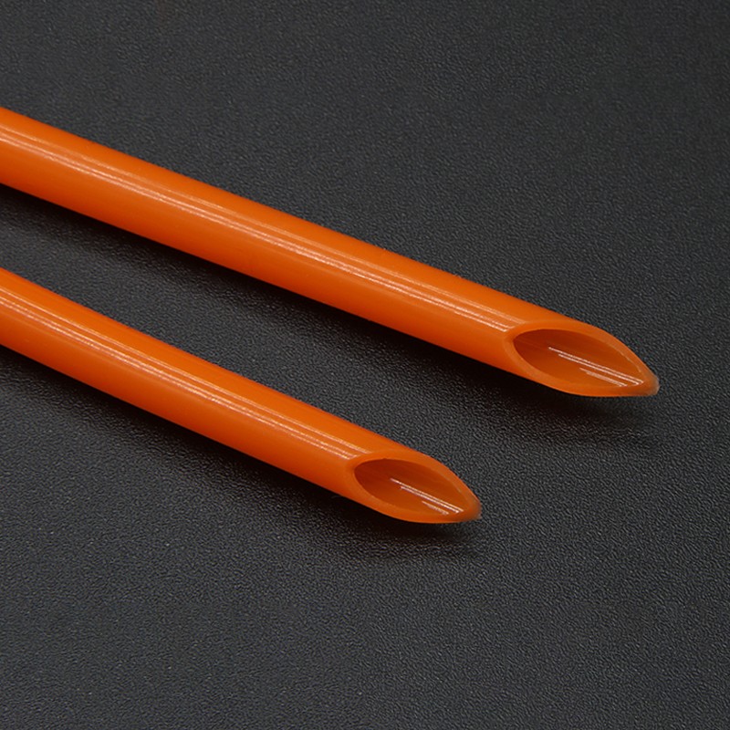 Reddish Orange Silicone Tube Food Grade Beer Milk Hose Pipe Soft Rubber 4-6mm