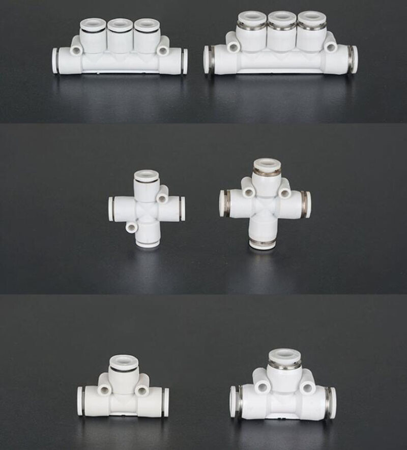 Pneumatic Female Push In Air Water Pipe Tubing Fitting Connectors Various Size