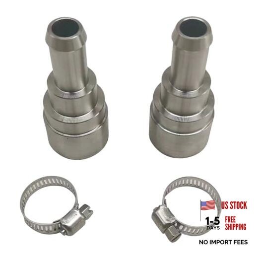 800-409HP Stainless Steel Coolant Connector HVAC Heater Hose Connector For