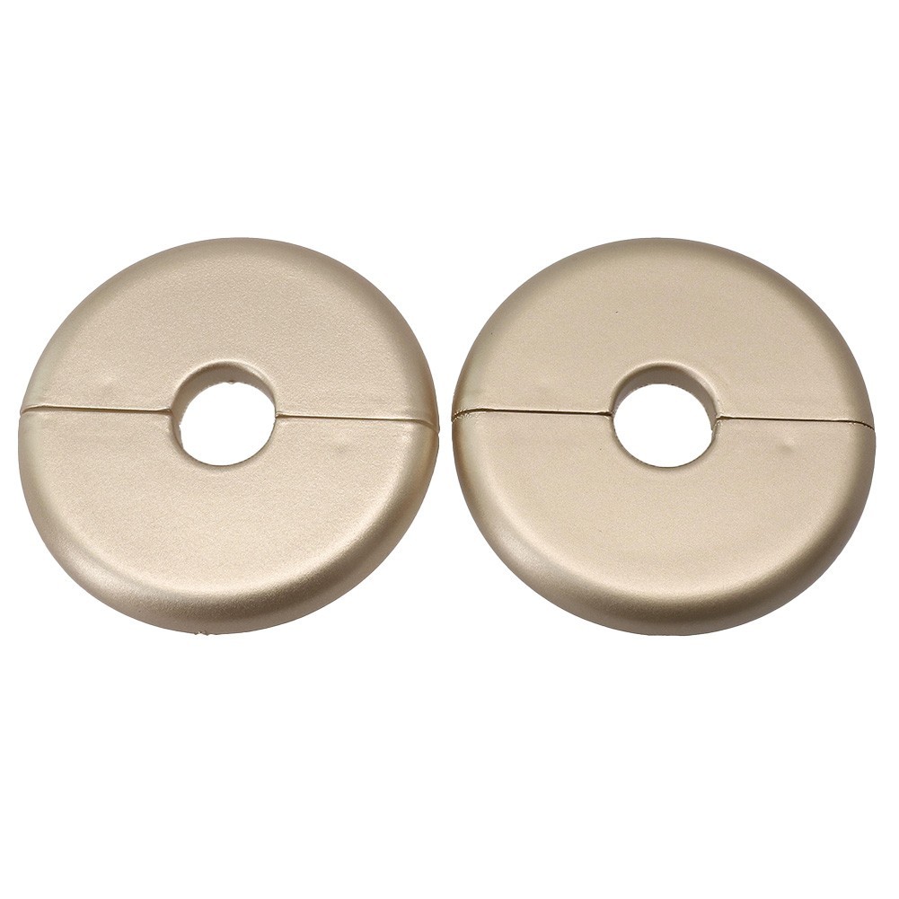 2Pcs Radiator Pipe Cover Collar 2.7 Dia 15mm Hole Slide Over Existing Pipe New