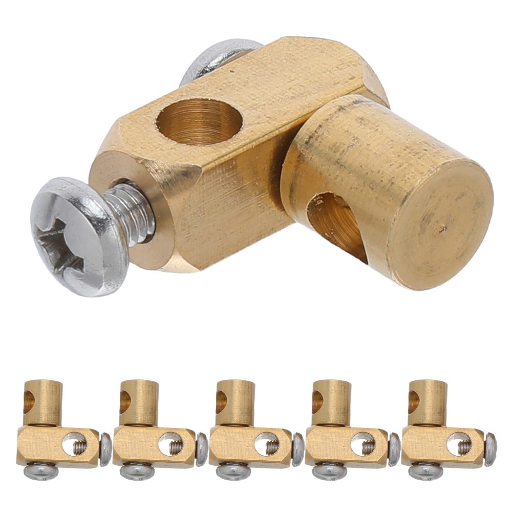 6Pcs Brass Bathroom Sink Lift Rod Joint Durable Universal Pop Up Drain Assembly
