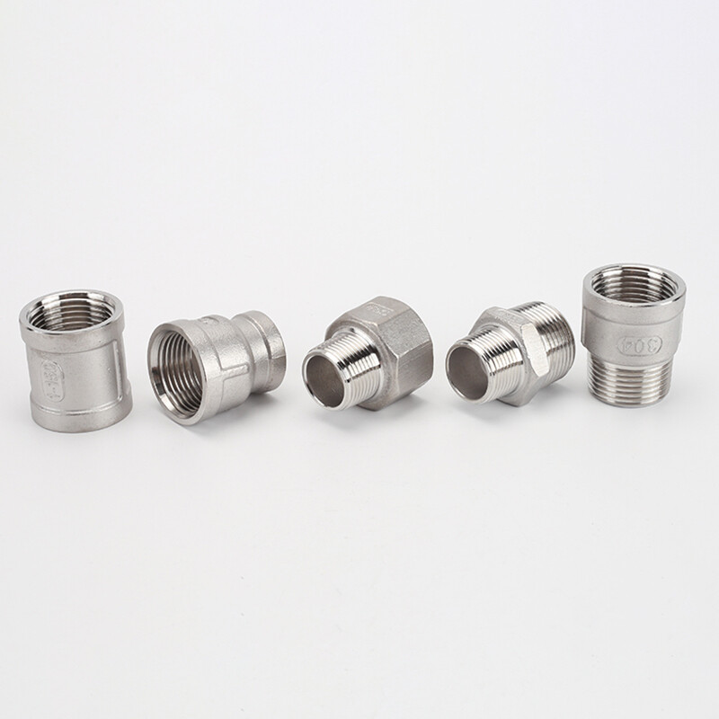 BSP Female/Male Thread 304 Stainless Steel Fitting Water Pipe Adapter Connector