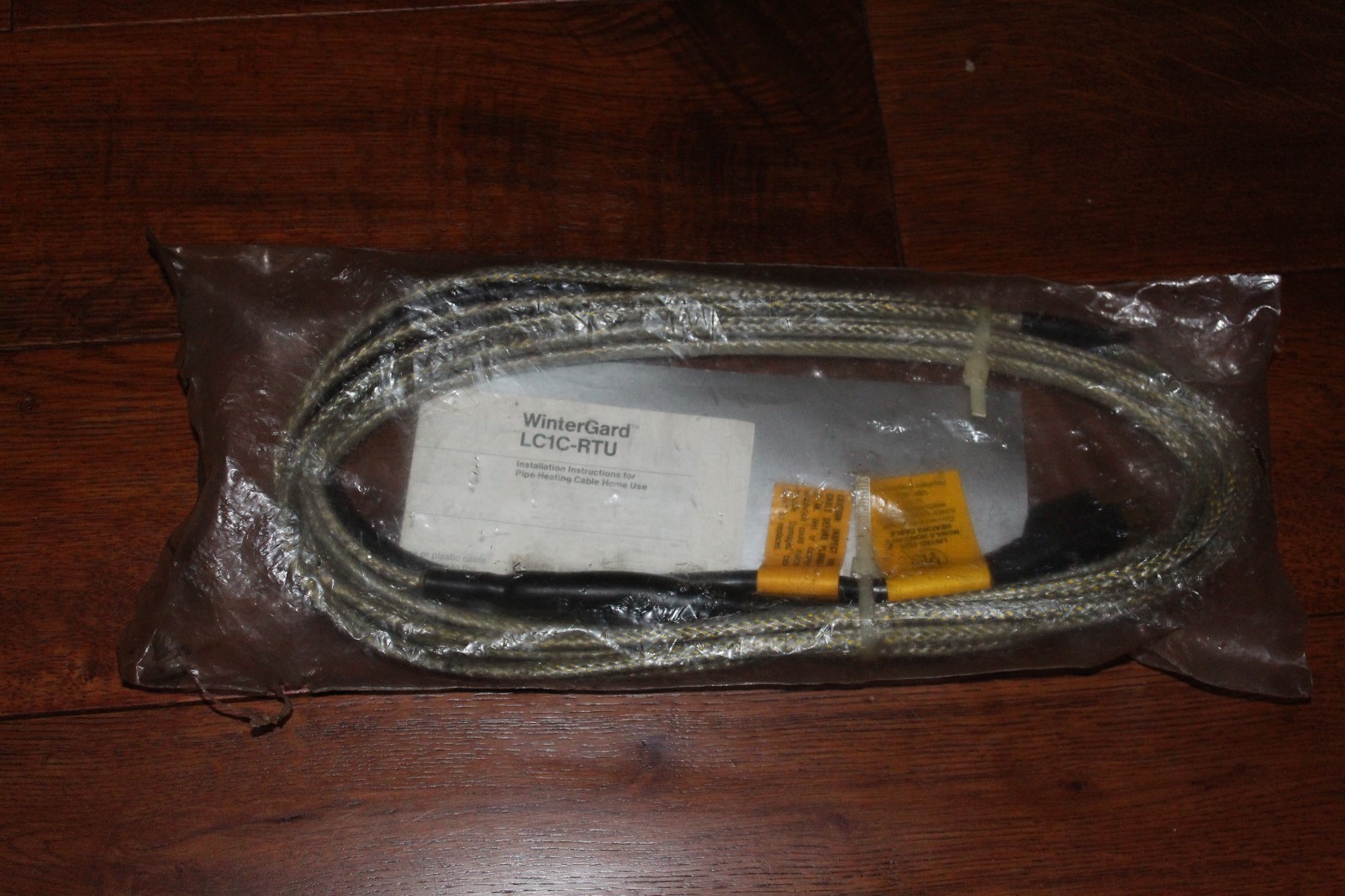 Raychem Wintergard Pipe Heating Cable LC1C-RTU 120V, W115, 15 Feet