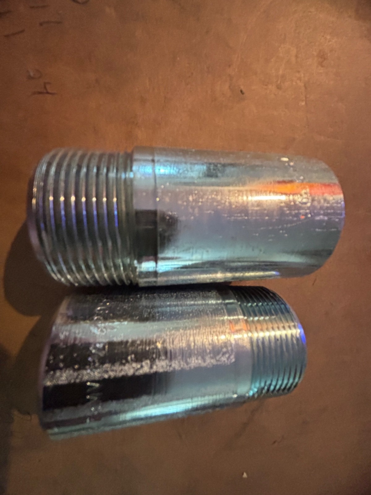 Set of 2 pcs 11/4” Plug Rounds Head Steel NPT WPB sp-95 USA made capitol mfg.