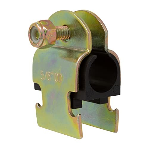 Rubber Cushion Strut Clamp for Mounting Copper Piping, PEX 1/2″ NOM (5/8″ OD)