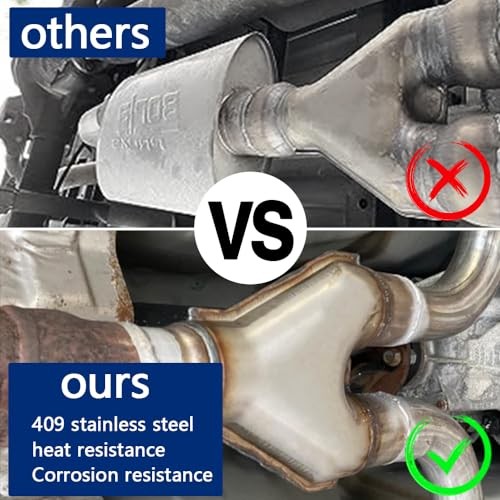 Stainless Steel Y Pipe 2.5 Inch ID Single to 2.25” Inch ID Dual Exhaust