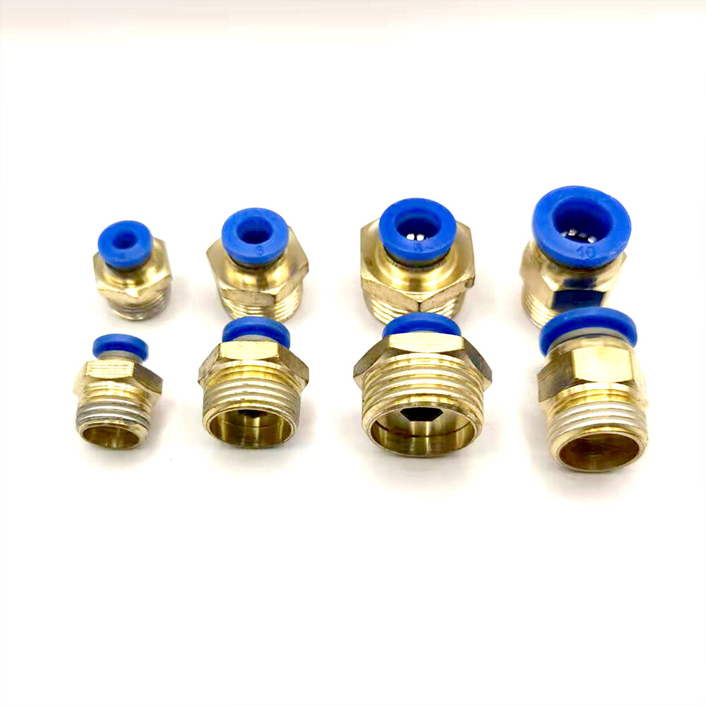 4/6/8/10 – 16mm Male Stud Push In Fit Pneumatic Fittings for Air Water Hose Tube