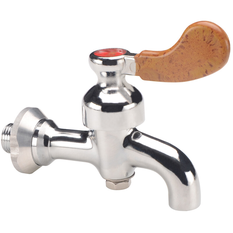 Stainless Steel Tap Assembly Hot Water Boiler Faucet High Temperature Resistant