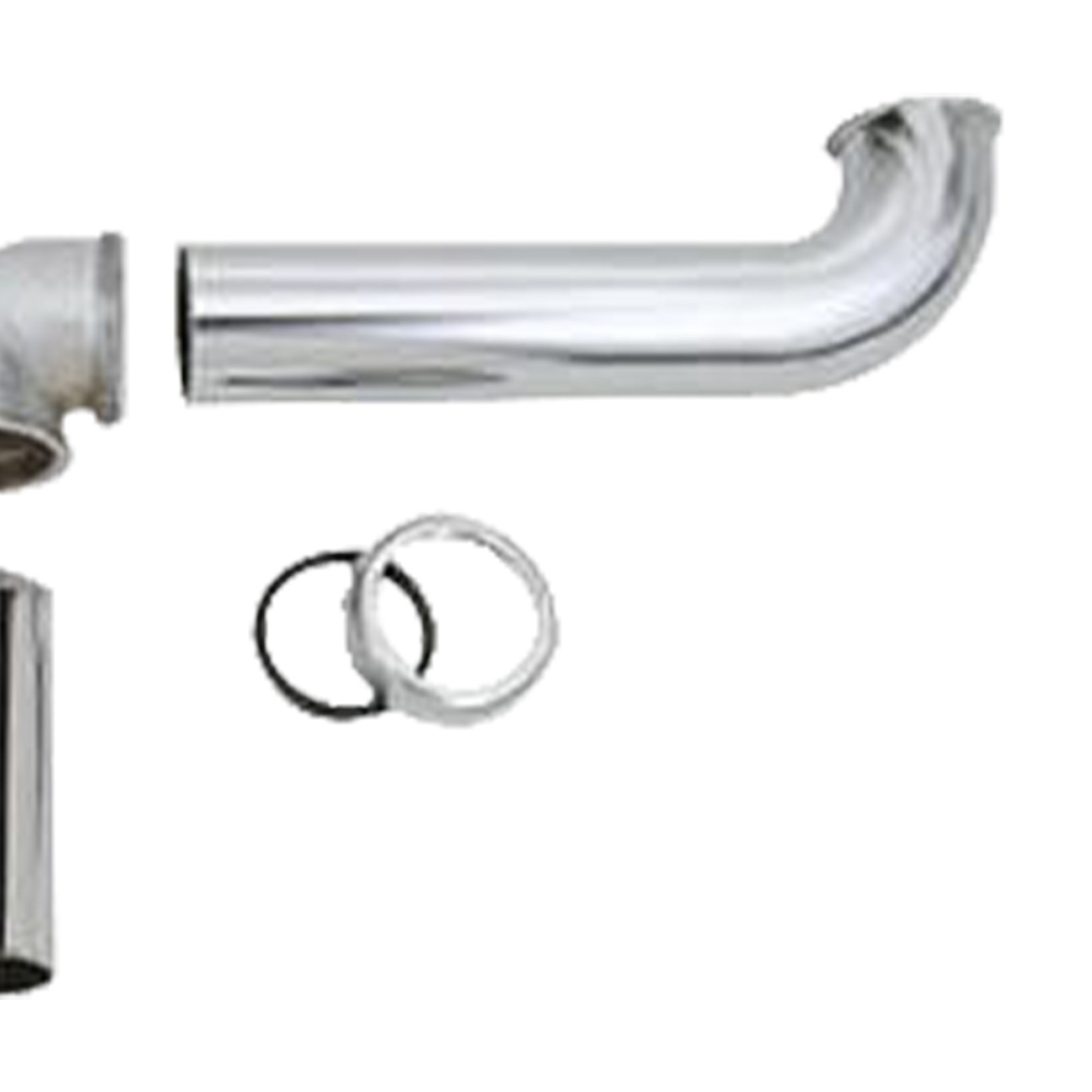 Master Plumber 2 Bowl Center Outlet Drain with Chrome Plated Brass for Sinks