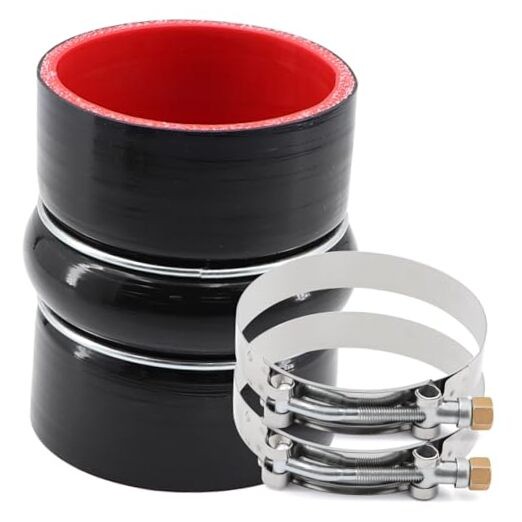 High Performance Straight Silicone Hump Coupler ID 3 Inch 4-Ply Reinforced ID3″