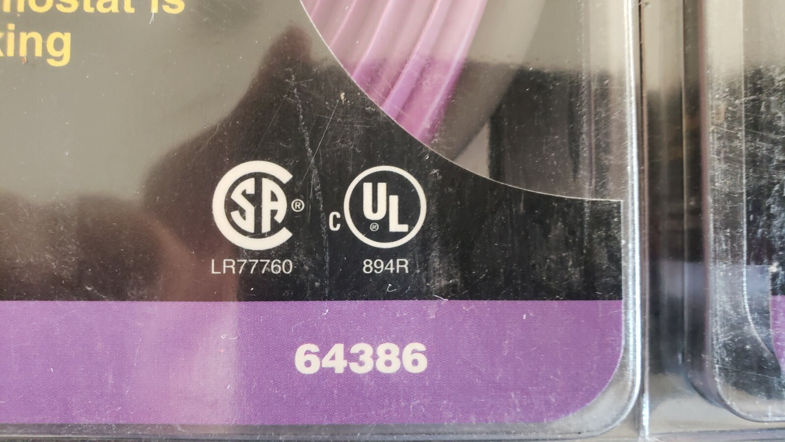 New (2) Pack WRAP-ON 64386 PIPE HEATING CABLE 9-FT 18 WATTS To -50° F New