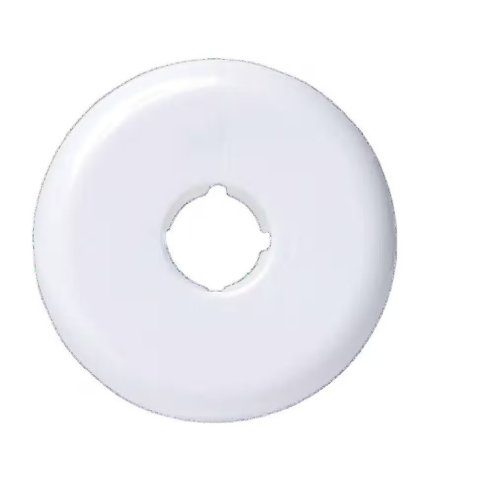 1/2 In. X 2.5 In. NOM CTS Plastic White Floor and Ceiling Plate 20-Pack