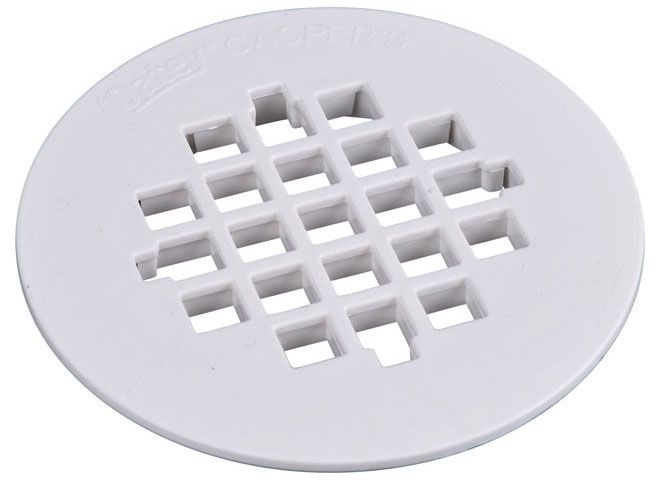Oatey 42136 Snap Tite Plastic Snap-In Strainer in White