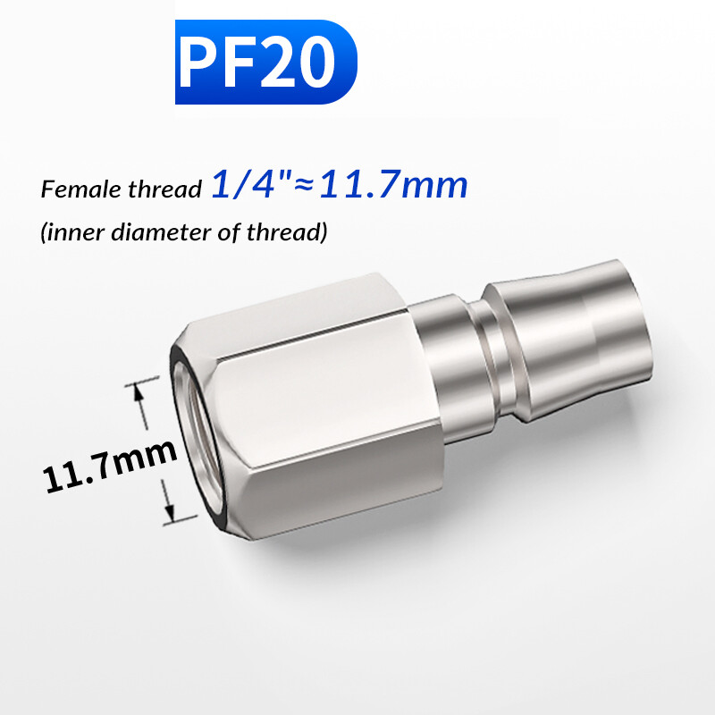 Air Line Hose Compressor Fitting Connector Coupler Set Quick Release Male Female