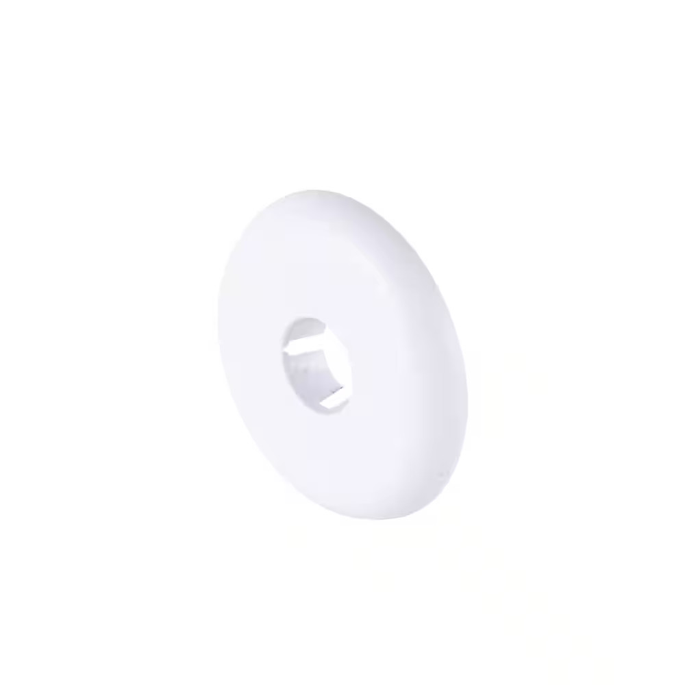 1/2 In. X 2.5 In. NOM CTS Plastic White Floor and Ceiling Plate 20-Pack