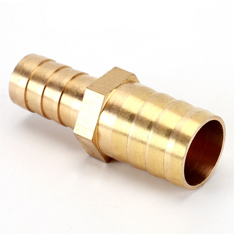 4-20mm Hose Tail Joiner Tubing Connector Brass Pipe Fitting For Air, Water, Fuel
