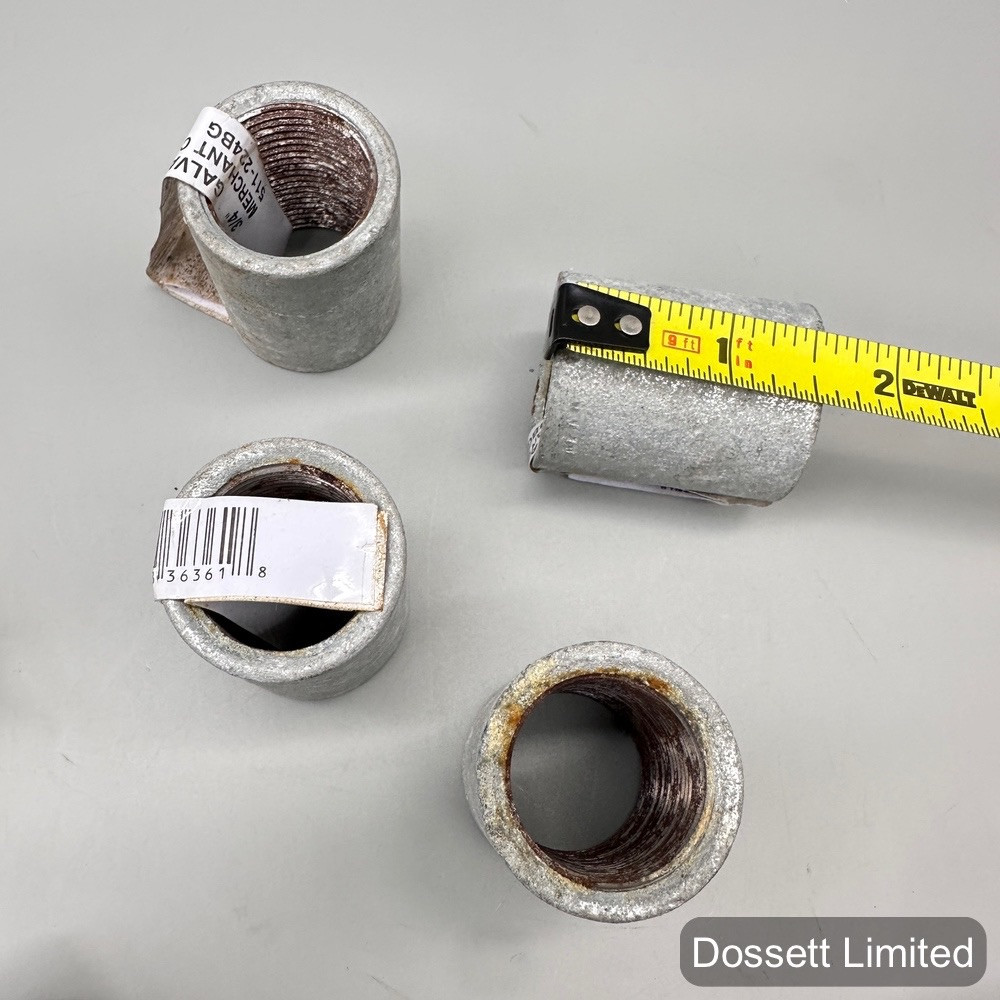 Various Sizes of Rigid Conduit Nipple Galvanized Steel Both Ends Threaded