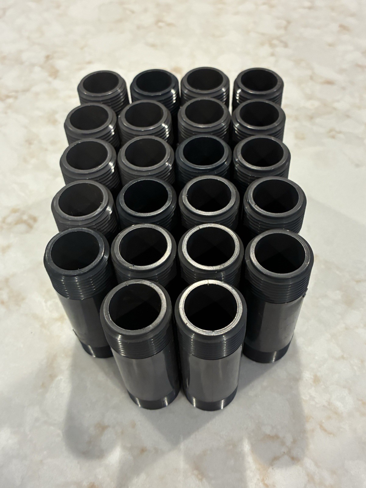 (22 PCS) PVC Nipples 3/4” MNPT x 3” MNPT SCH80 PVC Pipe