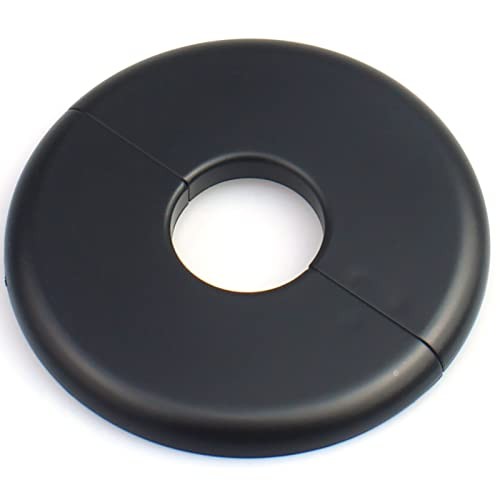 2 Pcs ID 1.0 Inch ABS Wall Split Flange Self-Adhesive Tape Round BL-1.0 INCH-2