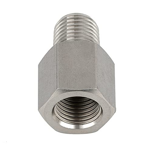 Metalwork 304 Stainless Steel Pipe 1/8″ NPT Male x 1/8″ G Female Thread 1 Pcs