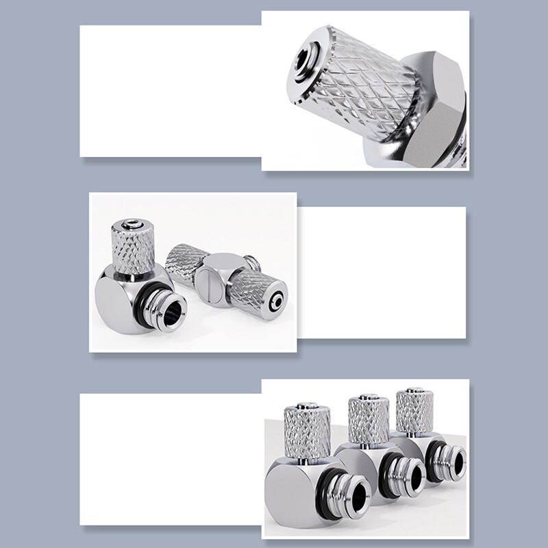 Mini Pneumatic Connector Push In Air Fitting Elbow Male Thread Quick M3-M6 Pipe