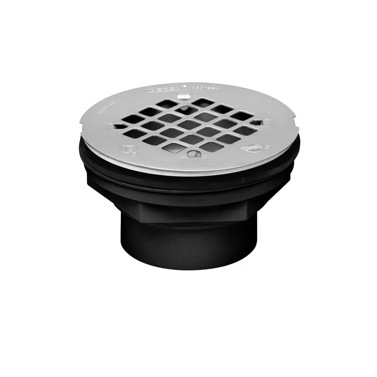 Oatey 42086 101 PS ABS Solvent Weld Shower Drain with Plastic Strainer