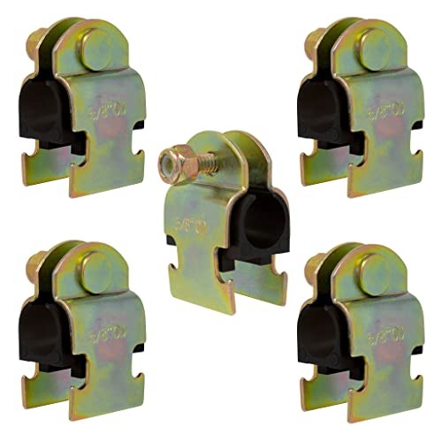 Rubber Cushion Strut Clamp for Mounting Copper Piping, PEX 1/2″ NOM (5/8″ OD)