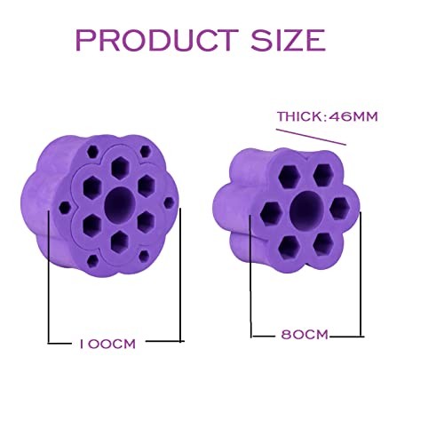 RF REENFAYA Cup Turner Foam, Tumbler Turner Foams Set for 3/4 Inch PVC Purple