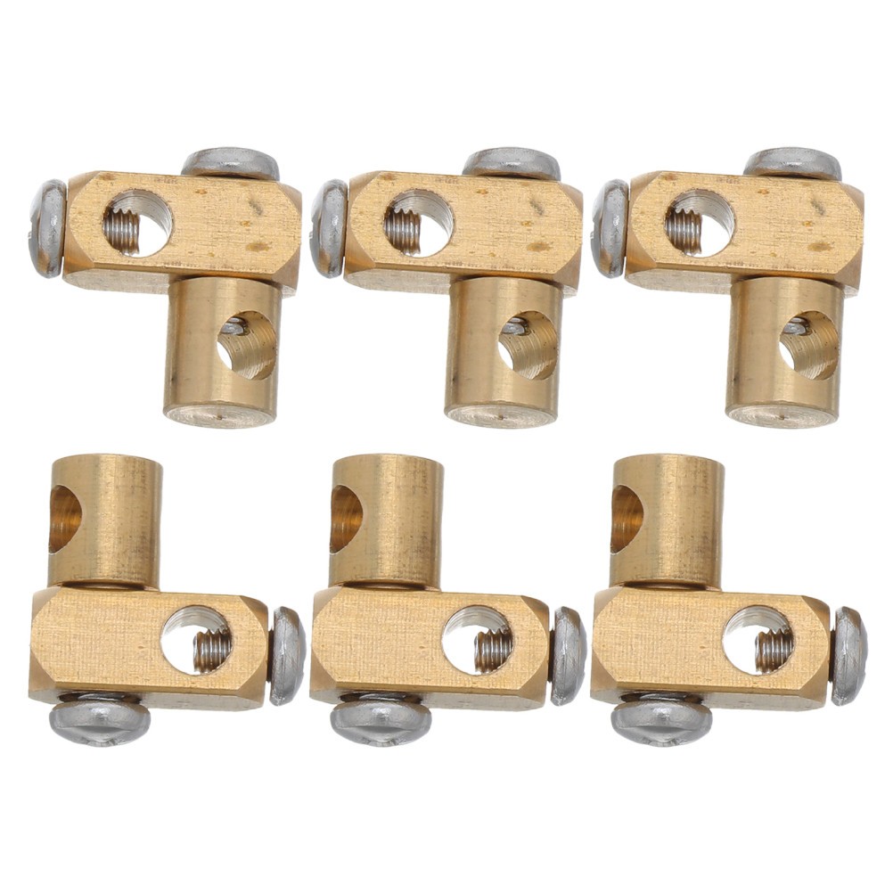 6Pcs Brass Sink Lift Rod Joint Durable Reusable Universal Bathroom Repair Parts