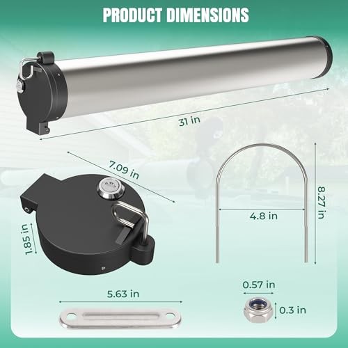 4 “Conduit Carrier Kit with 4” Stainless Steel Pipe for Safe Transport and