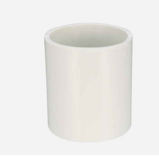 PVC Straight Connector Socket Coupling Adapter 50mm ID
