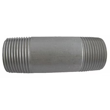 2″ Mnpt X 6″ Tbe Stainless Steel Pipe Nipple Sch 80, E4bni09