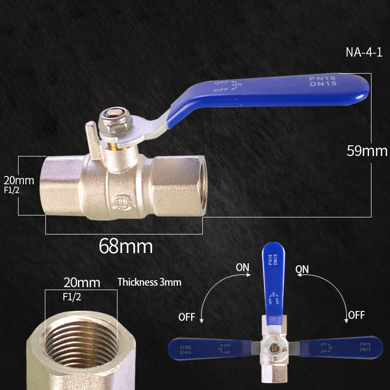 1/2″ 3/8″ 1″ 2″ Lever Ball Valve Male Female Thread Stainless Steel A2 BSP