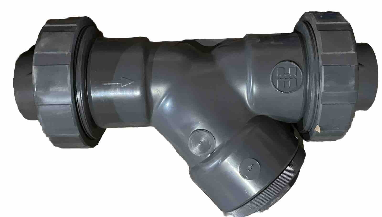Hayward YS10300 3 In Pipe Size PVC Housing Material Y Strainer