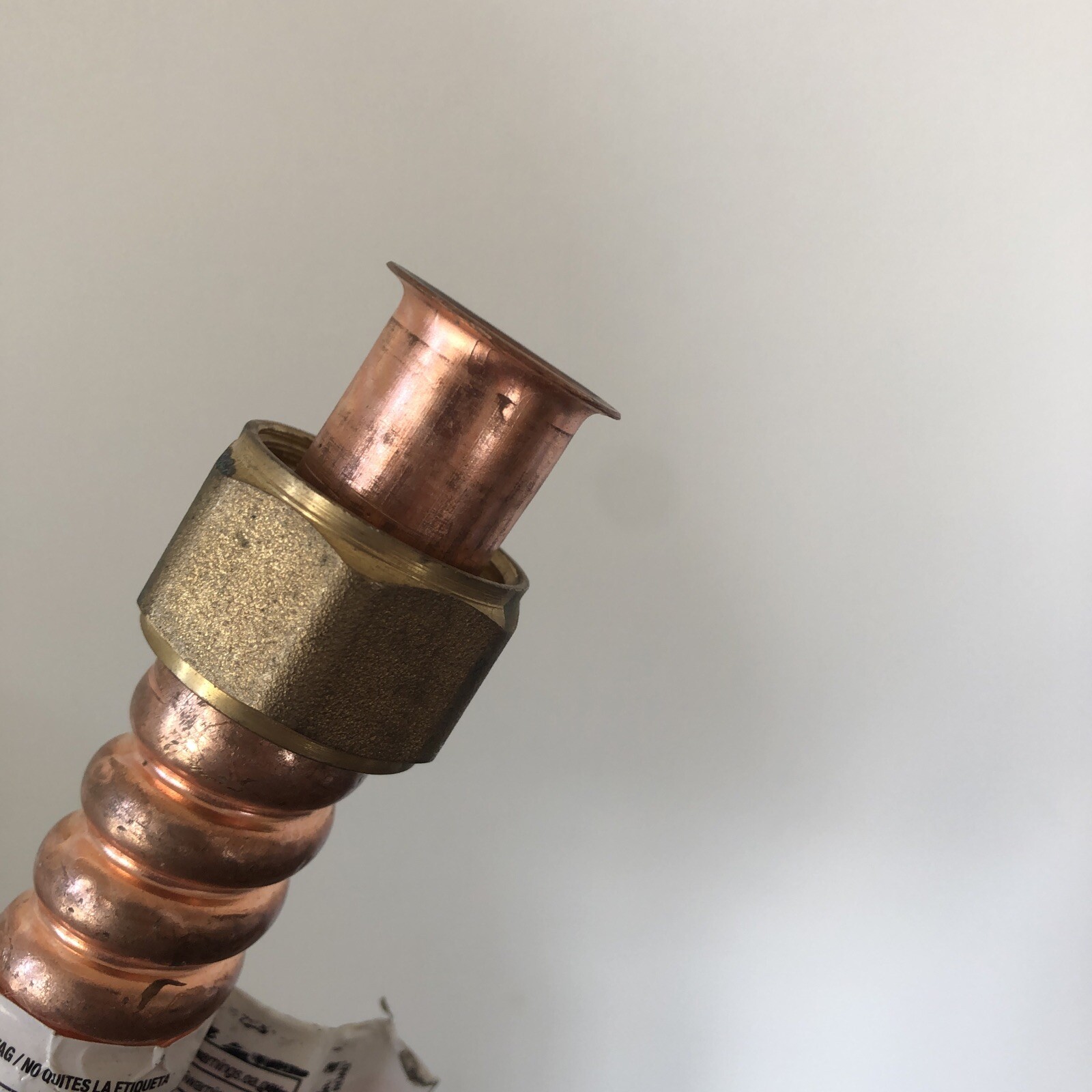 Everbilt 3/4”FIP x 3/4” x FIP Connector, Copper Water Heater Supply Line 15″