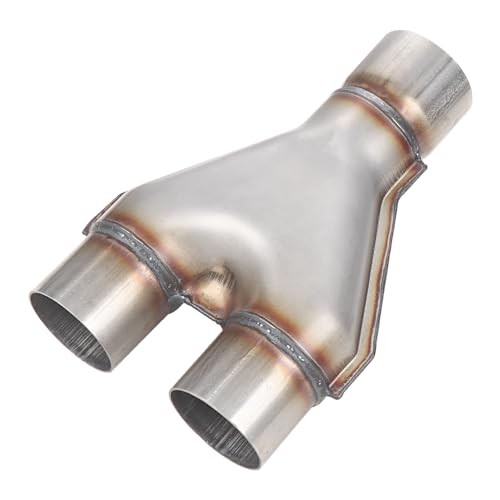Stainless Steel Y Pipe 2.5 Inch ID Single to 2.25” Inch ID Dual Exhaust
