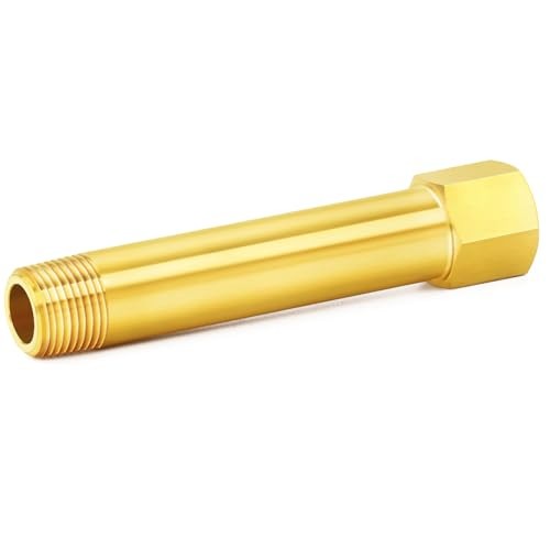 Brass Pipe Fitting, Long Nipple Pipe 3/4″ MNPT x 3/4″ FNPT 4″ Length(100MM)
