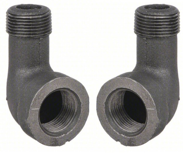 2x) Various Sizes of 90° Street Elbows Female x Male NPT Threaded Class 150 Iron