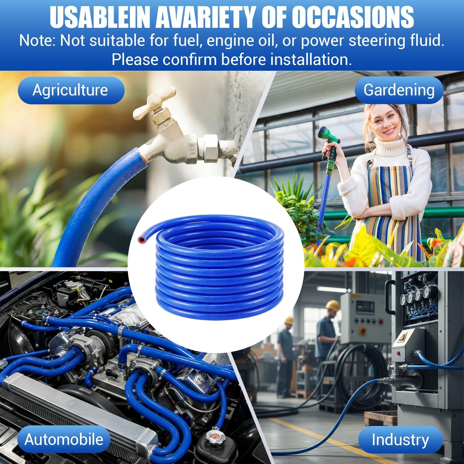 Outus 3/8″ ID Silicone Heater Hose 25 ft Roll, Coolant Radiator Straight 80 P…
