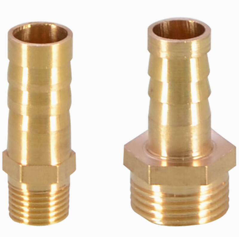 BSP Brass 1/8″ 1/4″ 3/8″ Male Thread Pipe Fitting x Barb Hose Tail End Connector