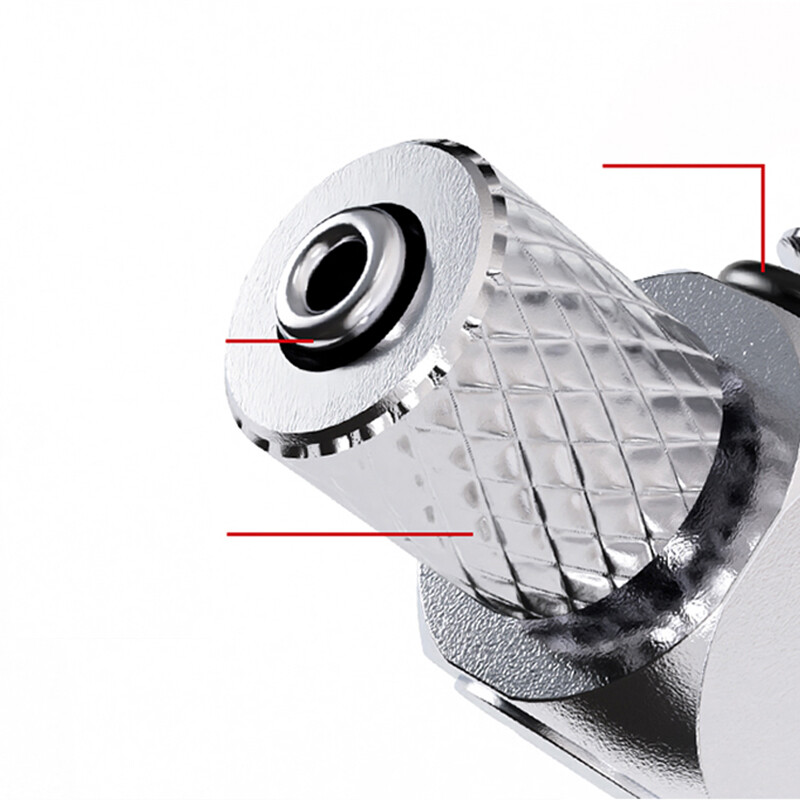 Mini Pneumatic Connector Push In Air Fitting Elbow Male Thread Quick M3-M6 Pipe