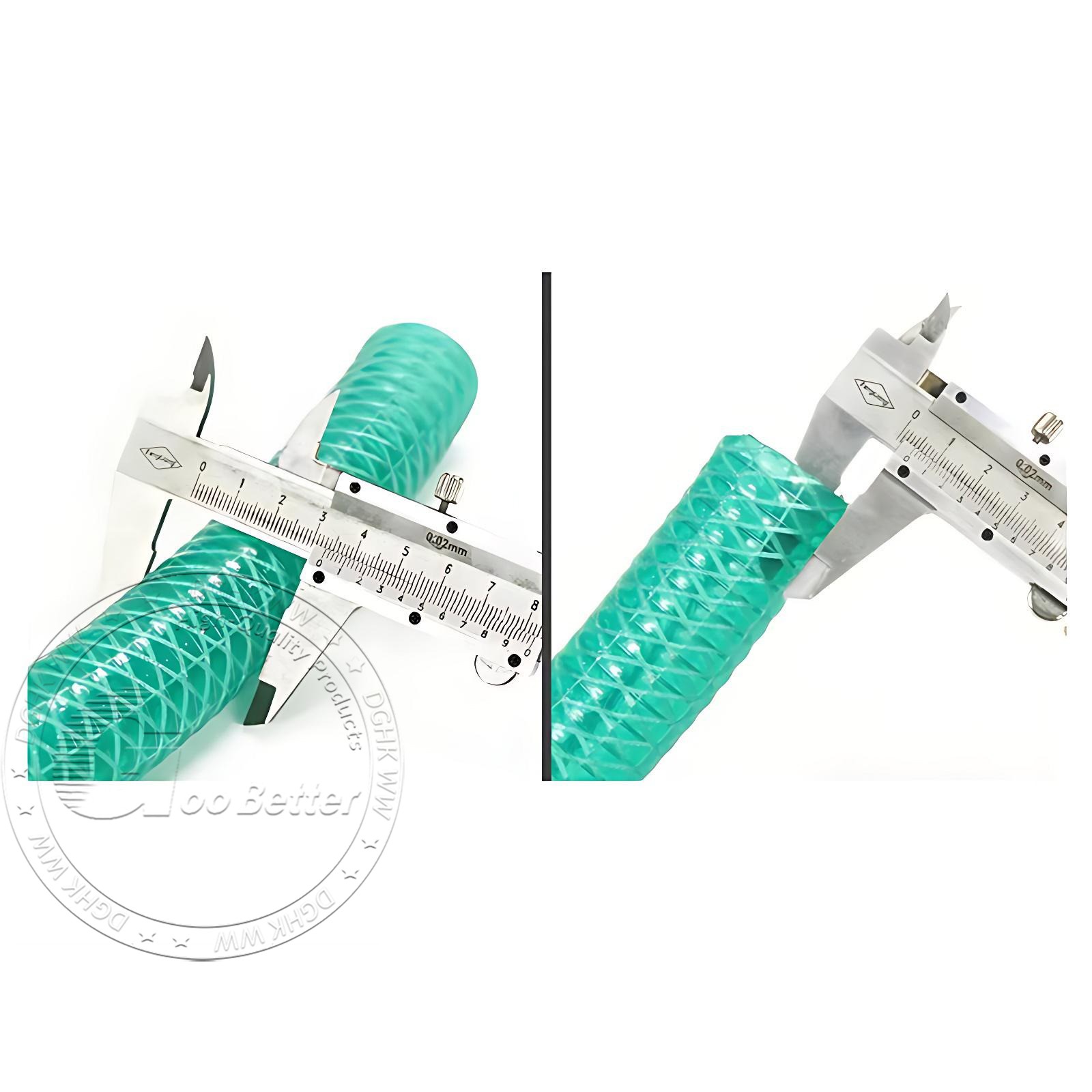 Heavy Duty Braided Wire Reinforced Green Flexible PVC Hose Pipe – Water Fuel