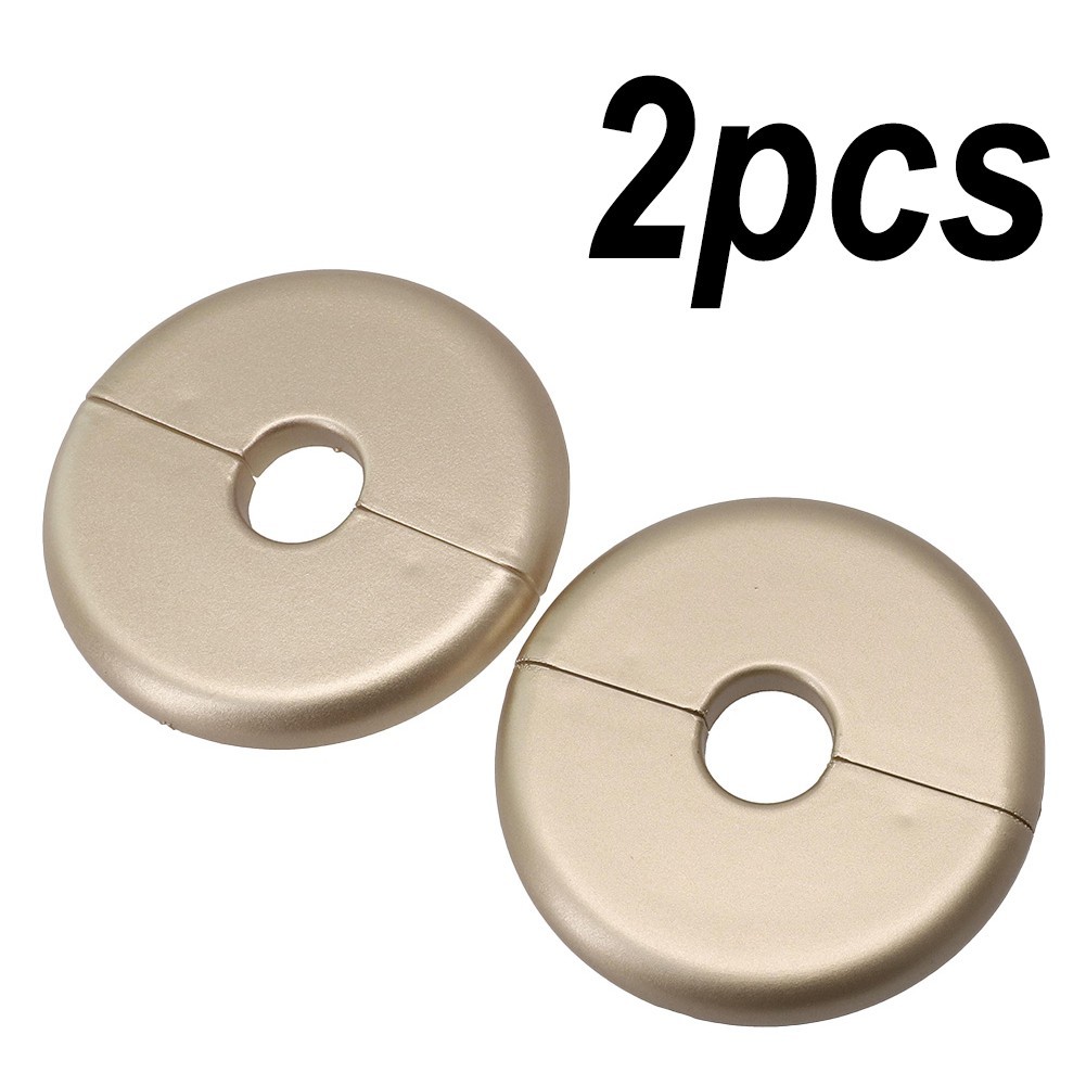 2Pcs Radiator Pipe Cover Collar 2.7 Dia 15mm Hole Slide Over Existing Pipe New