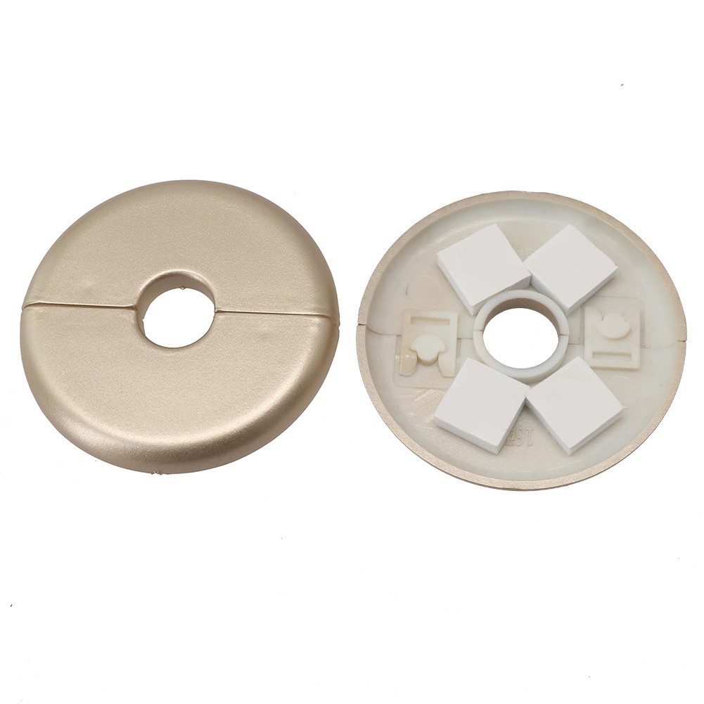 2pcs Radiator Pipe Cover Collar 2.7 Dia 15mm Hole, Slide Over Existing Pipe New