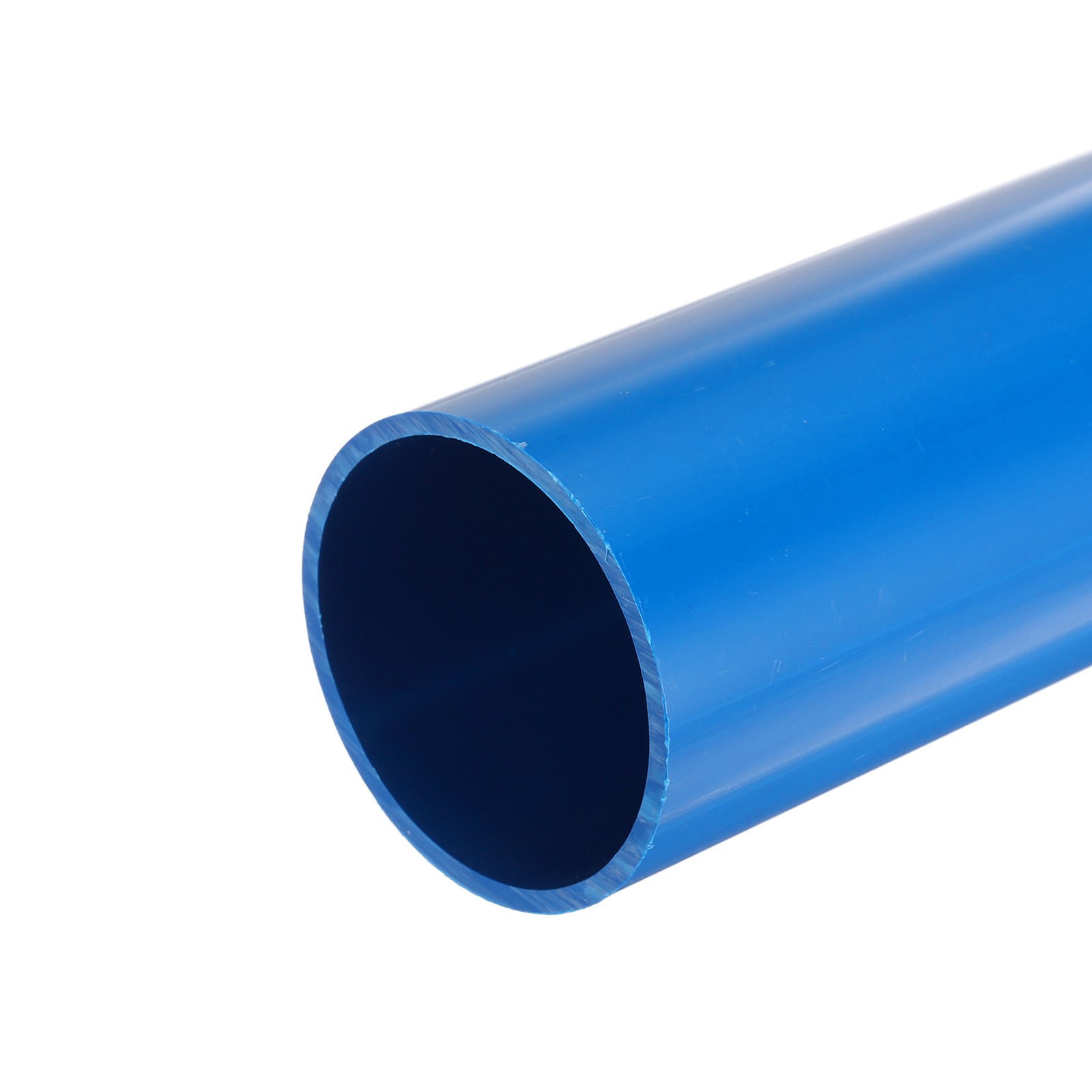 PVC Rigid Round Pipe 57mm ID 63mm OD 500mm Blue High Impact for Water Pipe