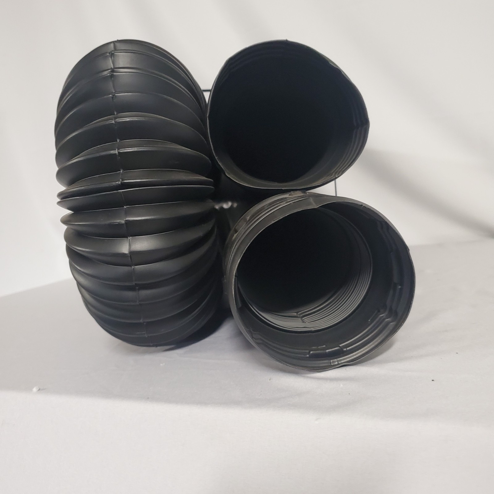 FLEX Drain 4 in. x 25 ft. Black Copolymer Solid Drain Pipe