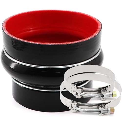 High Performance Straight Silicone Hump Coupler Reducer ID 4 to 5 Inch 4 ID4-5″