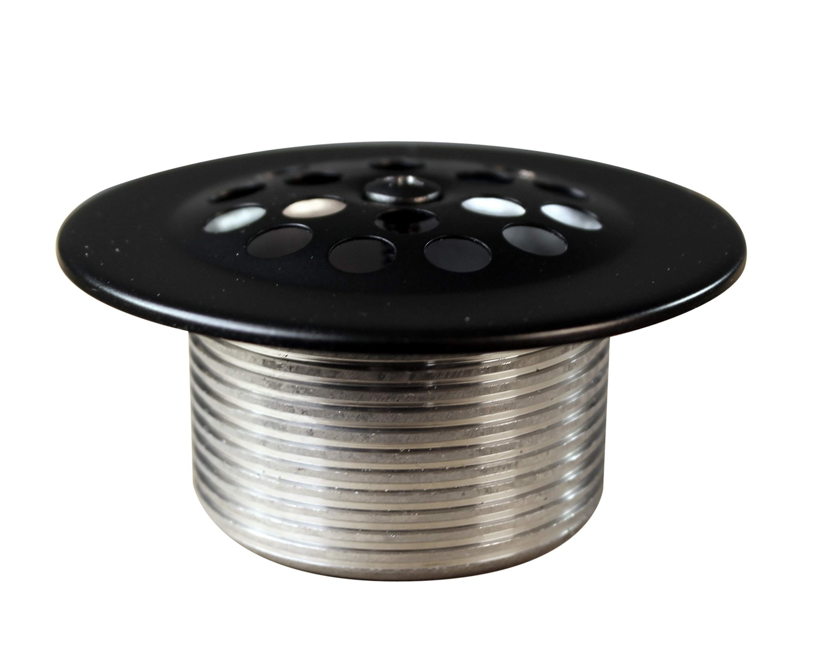 Westbrass 592144-62 Black 1-1/2″ Tubular Trip Lever Bath Waste Drain Kit, Mat…