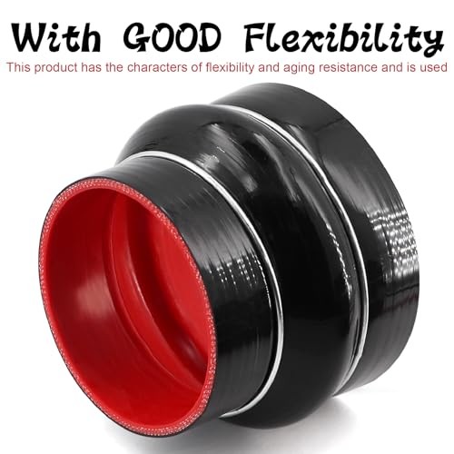 High Performance Straight Silicone Hump Coupler Reducer ID 4 to 5 Inch 4 ID4-5″
