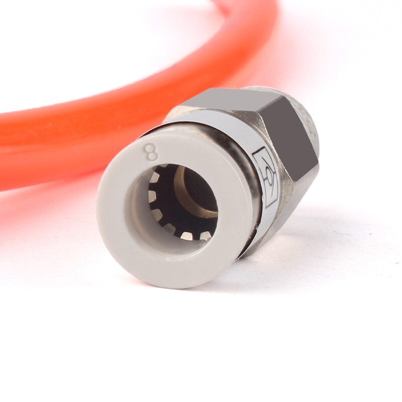 4-12mm Pneumatic Check Valve Non Return Valve Male Thread Metric Push In Fitting